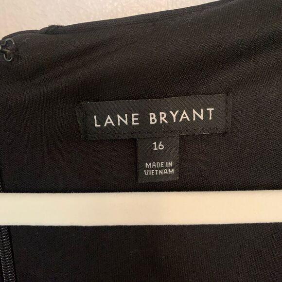 Lane Bryant Silver Sequin & Black Velvet Wrap Dress NWT Party Date Night Sz 16 - Picture 4 of 11